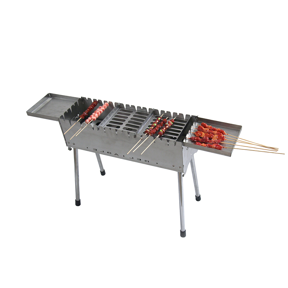 Rostfritt stål rektangulär vanlig grillgrill