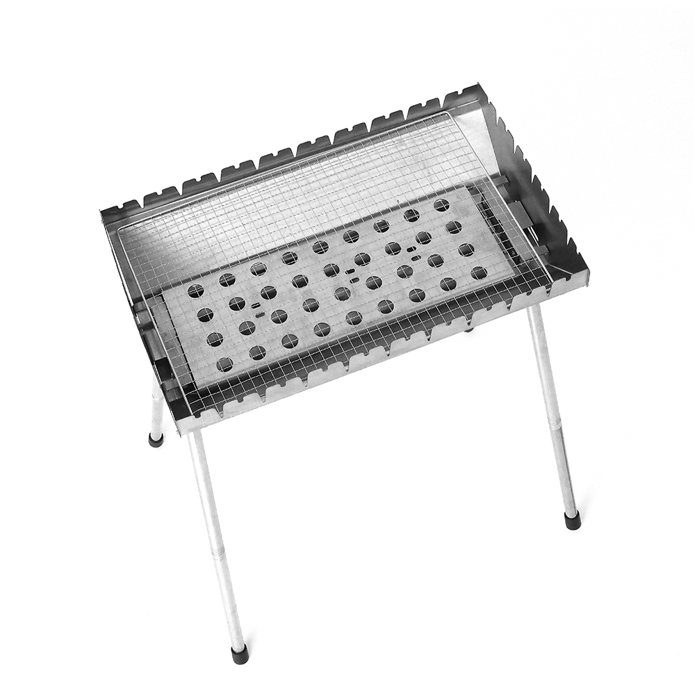 Rostfritt stål breddad vanlig grillgrill