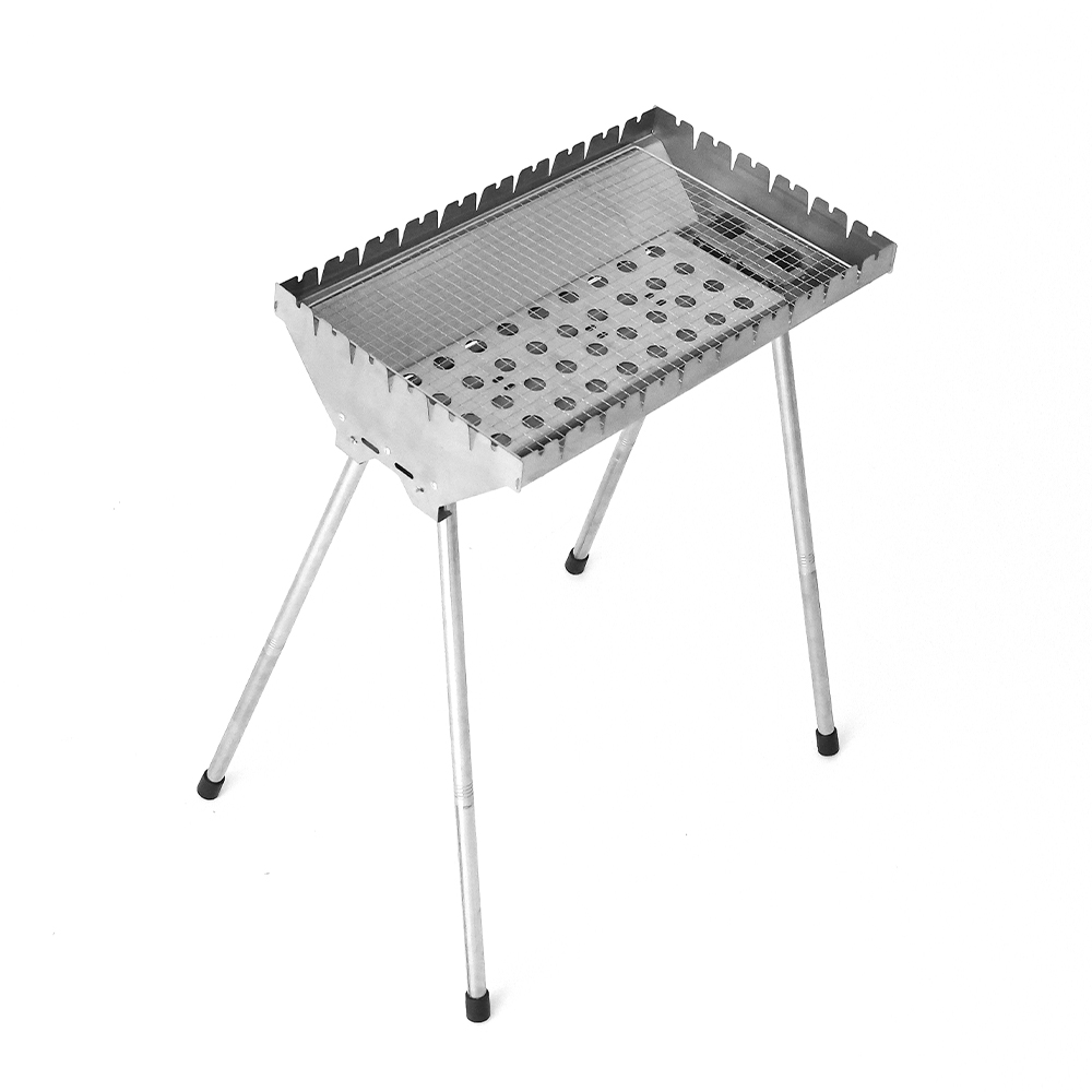 Rostfritt stål breddad vanlig grillgrill